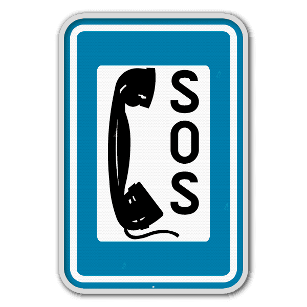 Panneau G2000 - F62 - Téléphone d’appel d’urgence