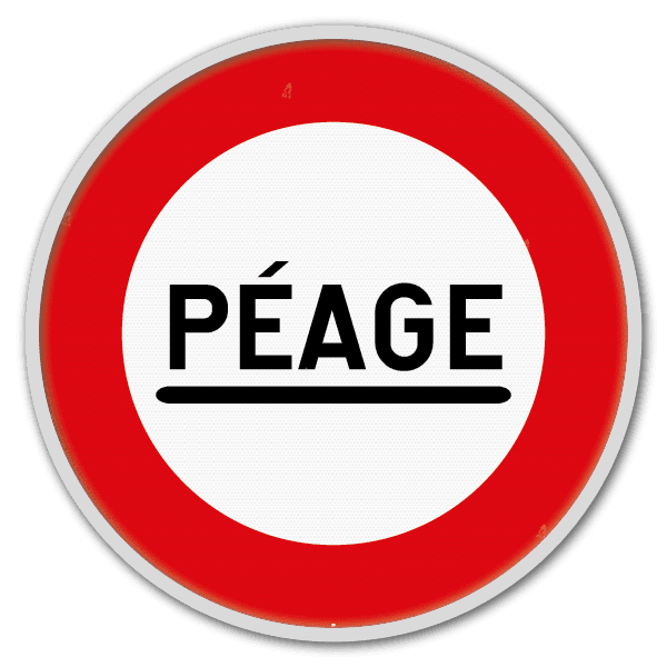 Panneau G2000 - C47 - Poste de péage