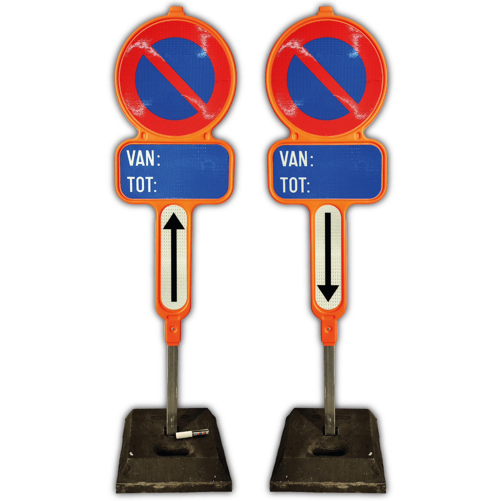 Parkeerverbod-Set E1 - PEHD - All inclusive