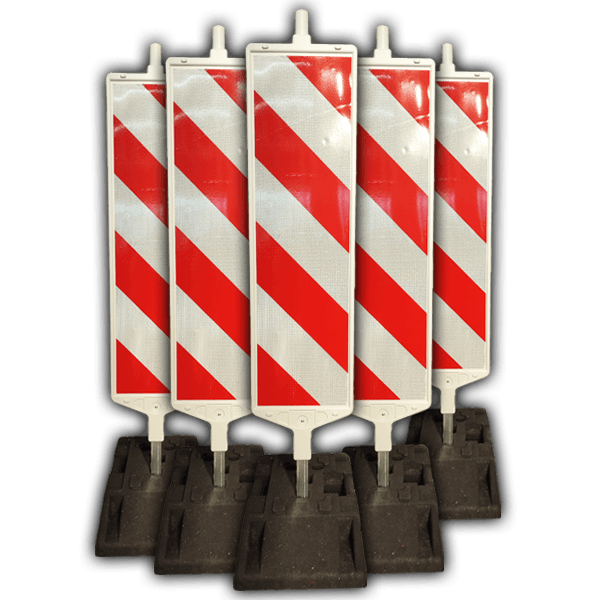 SETPRIJS (10 stuks) Geleidebakens Ia1+Ib1 met sokkel