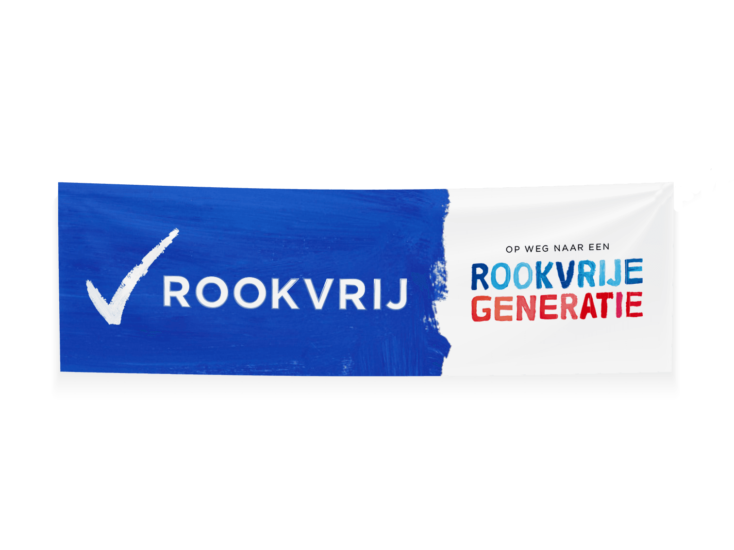 Spandoek Rookvrije Generatie - 4000x800mm