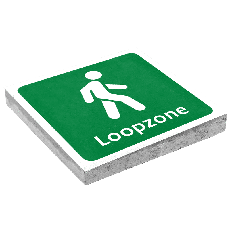 Symbooltegel 300x300mm - Voetgangers loopzone