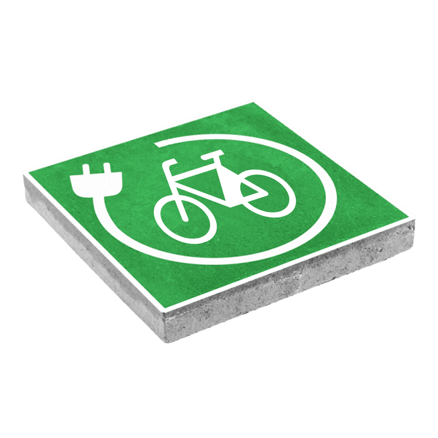 Symbooltegel 300x300mm - Aanduiding oplaadpunt elektrische fiets