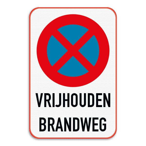 Parkeerverbod - Vrijhouden Brandweg