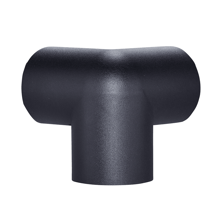 Hoekstuk kunststof 3-zijdig Ø40mm type A - zelfklevend