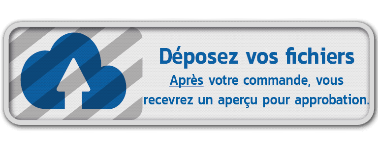 Panneau d'information 11:3 réfléchissant avec votre propre impression