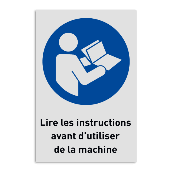 Panneau d'obligation - M002 - Consulter le manuel