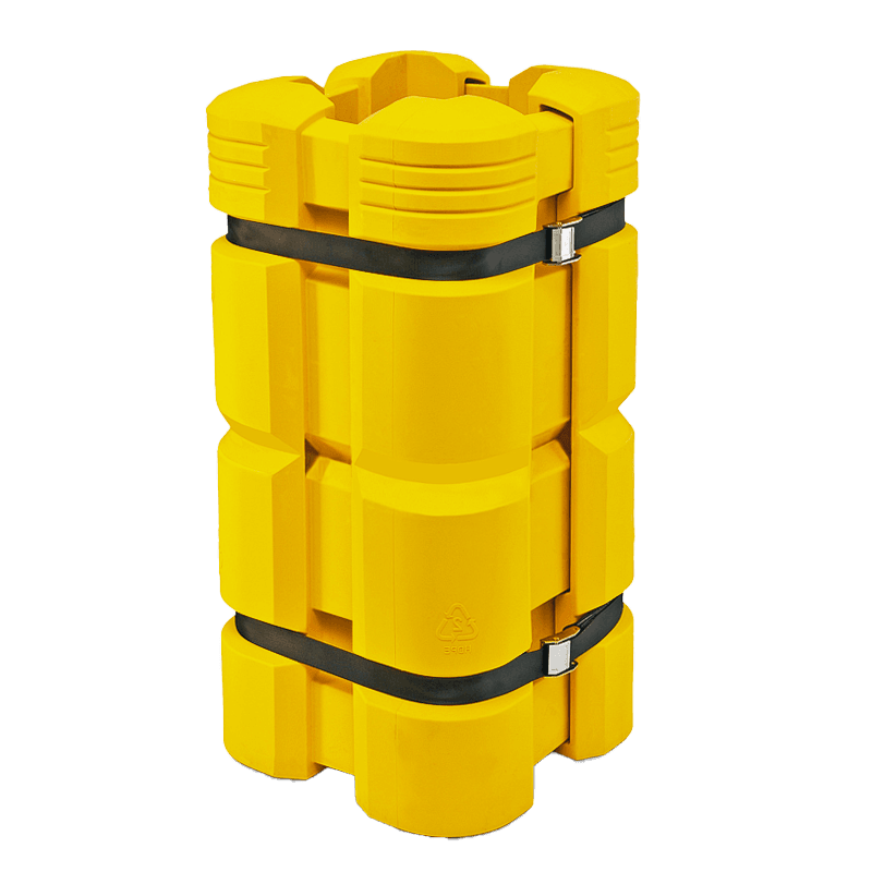 Protection pour montant en plastique avec élastique