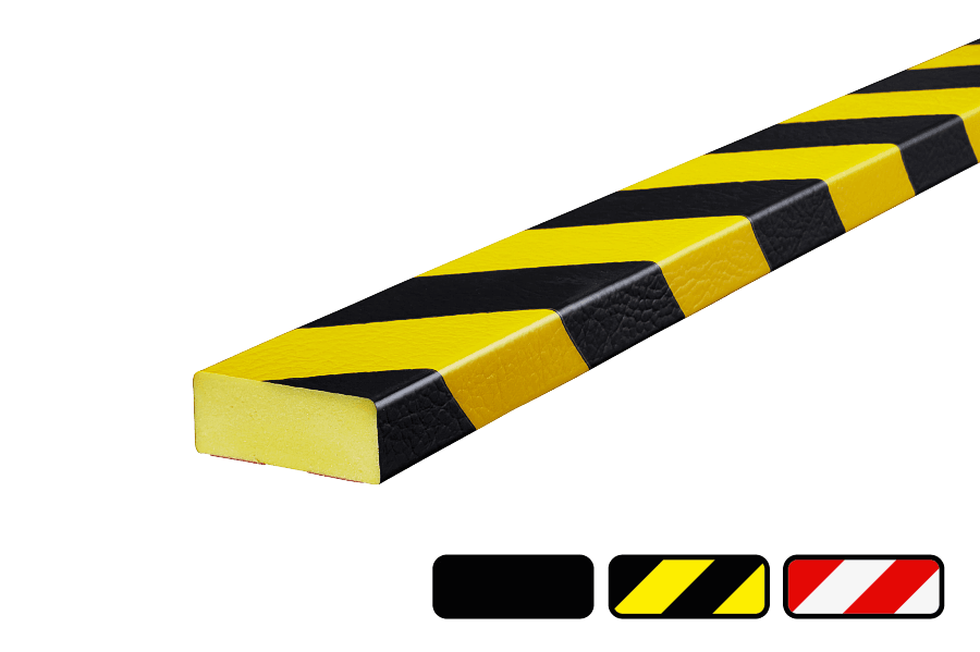 Stoßschutz Profil PU-Schaum 50x20 mm Typ D – selbstklebend oder magnetisch