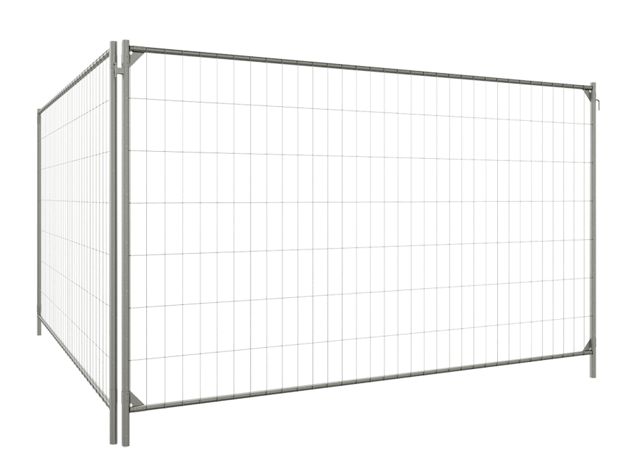 Bouwhek staal type Standard Plus - 3500x2000mm - 16kg met hoekversteviging