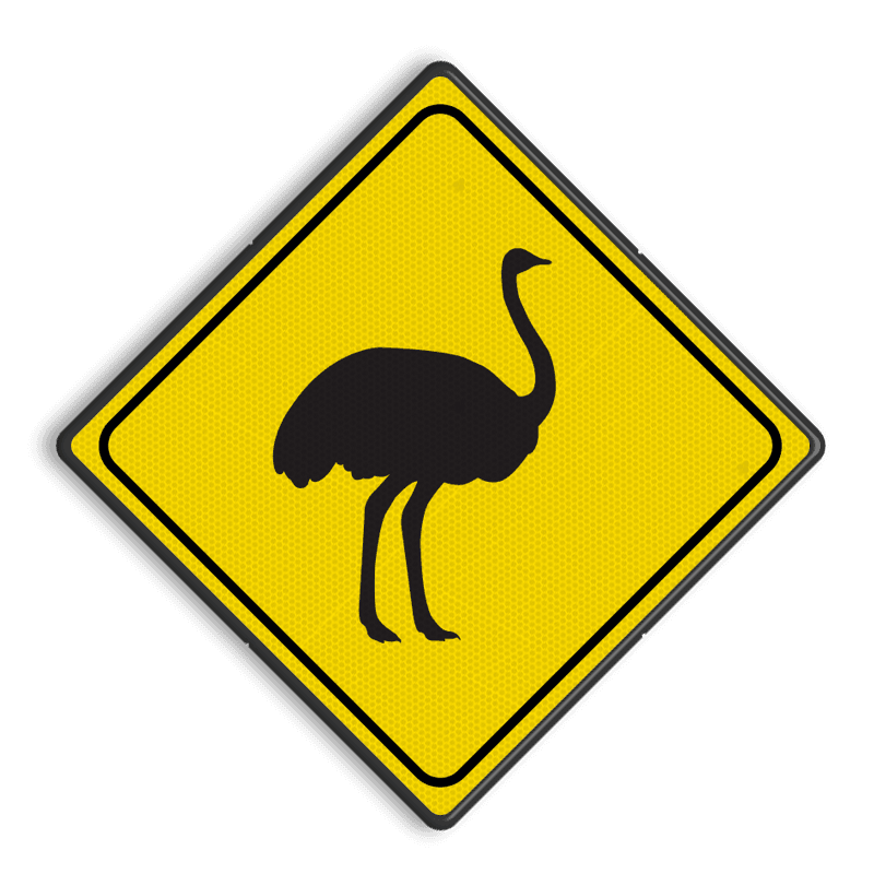 Verkeersbord Australië - EMOE
