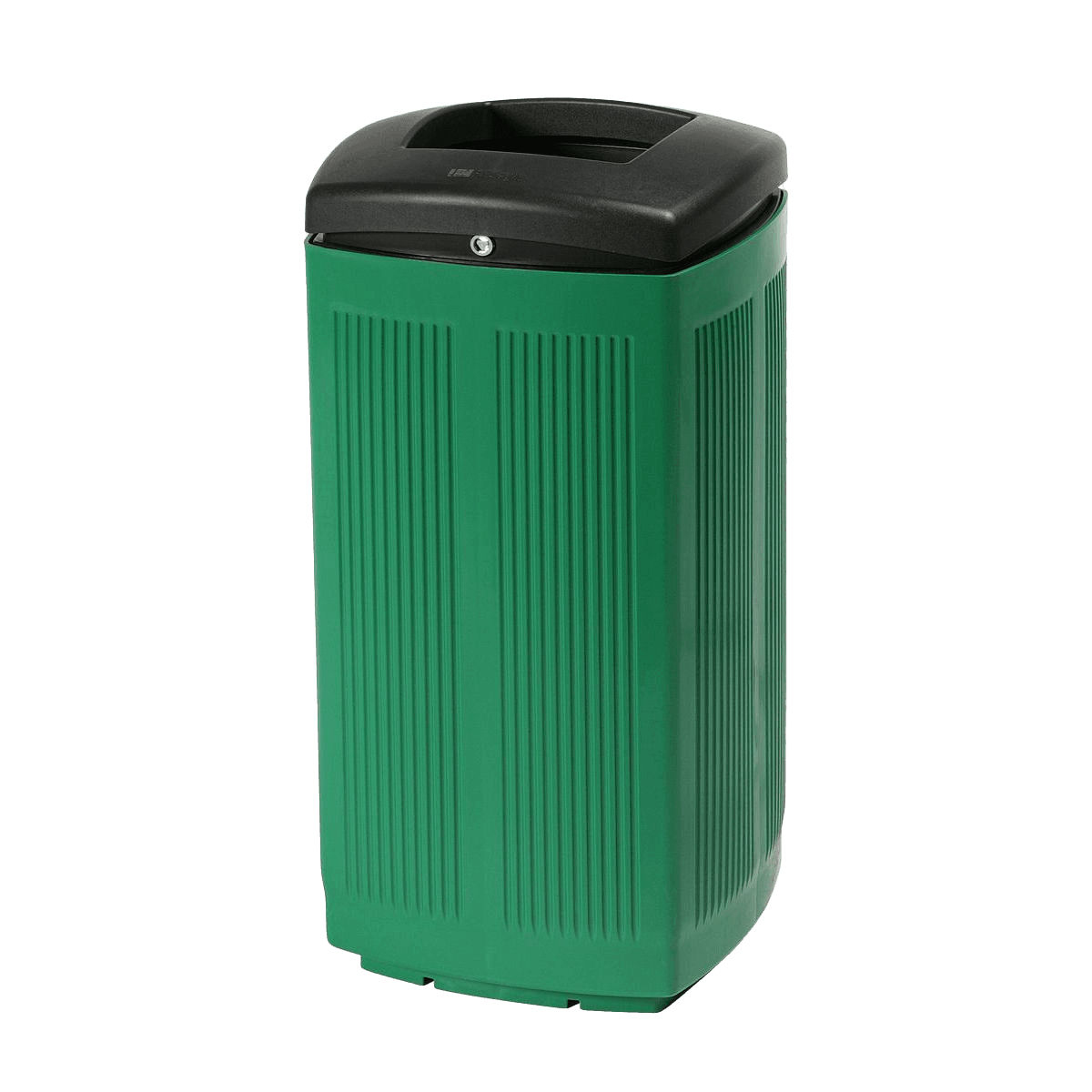 Buiten afvalbak kunststof - Type Toscana 60 liter - diverse kleuren