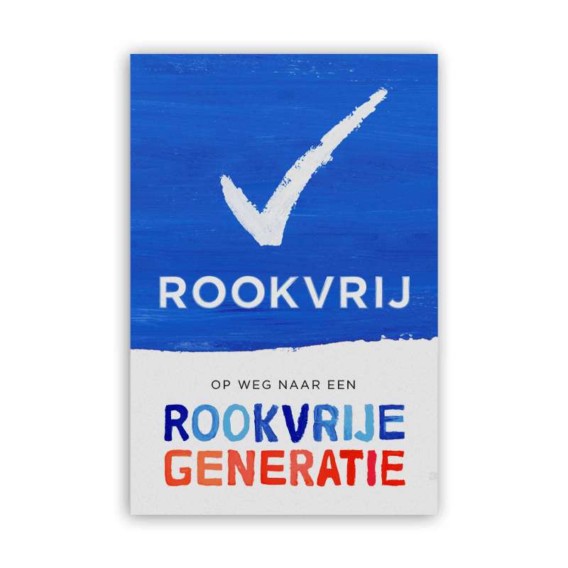 Vlak bord of sticker Rookvrije Generatie