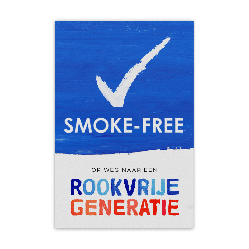 Vlak paneel of sticker SMOKEFREE GENERATION - BASIC