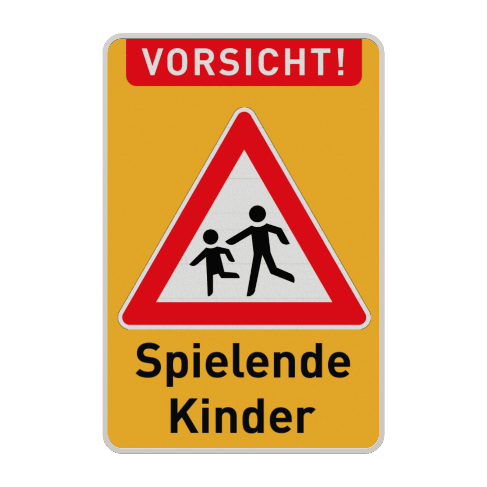 Warnschilder - Vorsicht Spielende Kinder