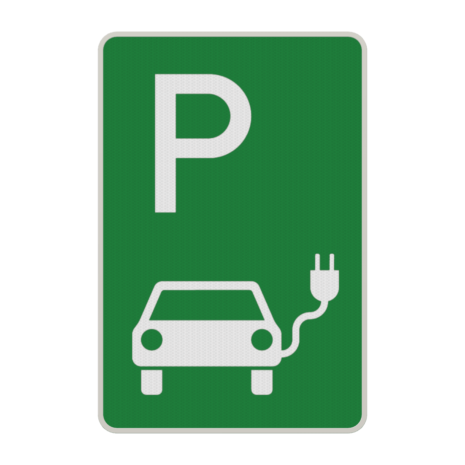 Parkschilder Grün - Parkplatz nur für Elektrisch Fahrzeuge
