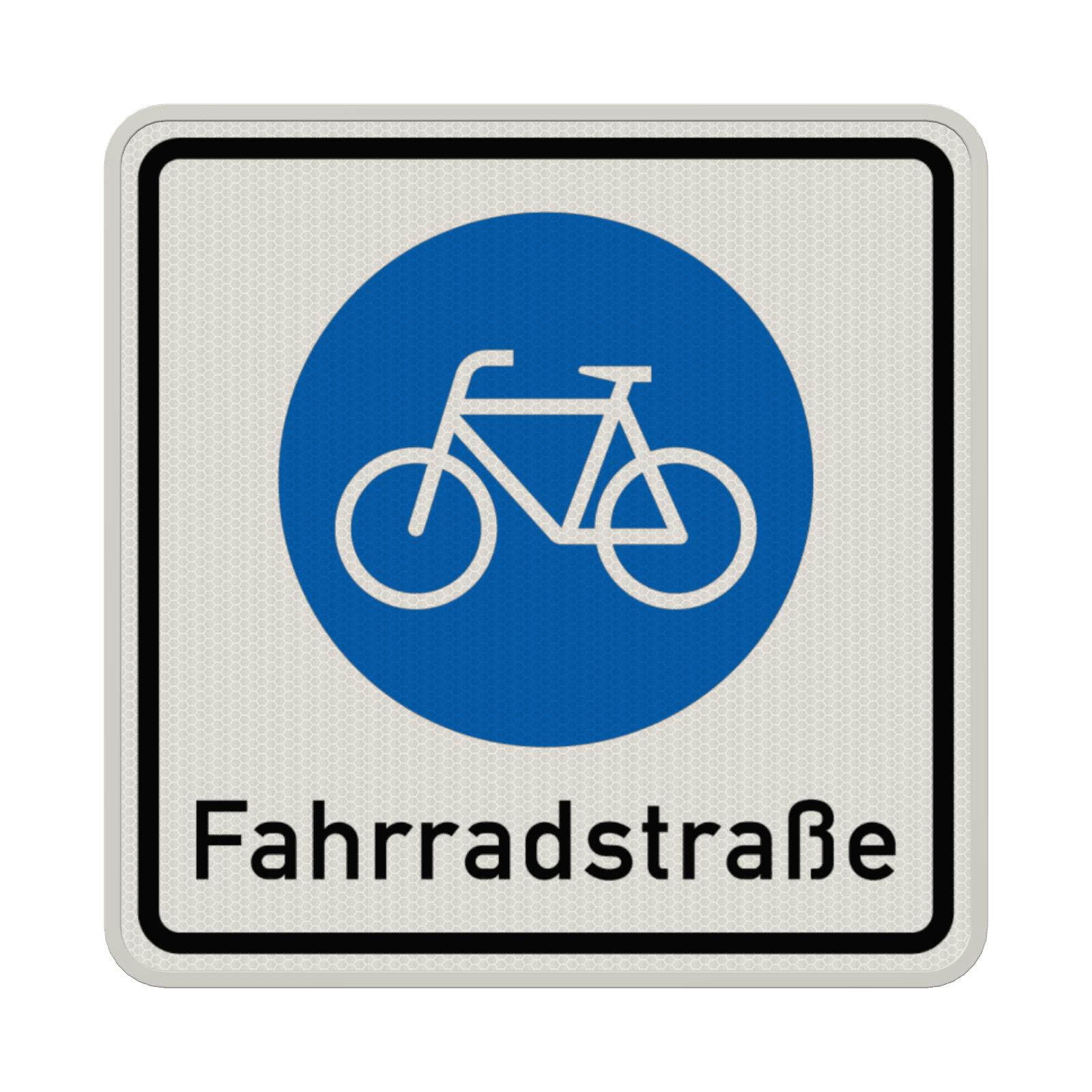 Vorschriftszeichen 244.1 - Beginn einer Fahrradstraße
