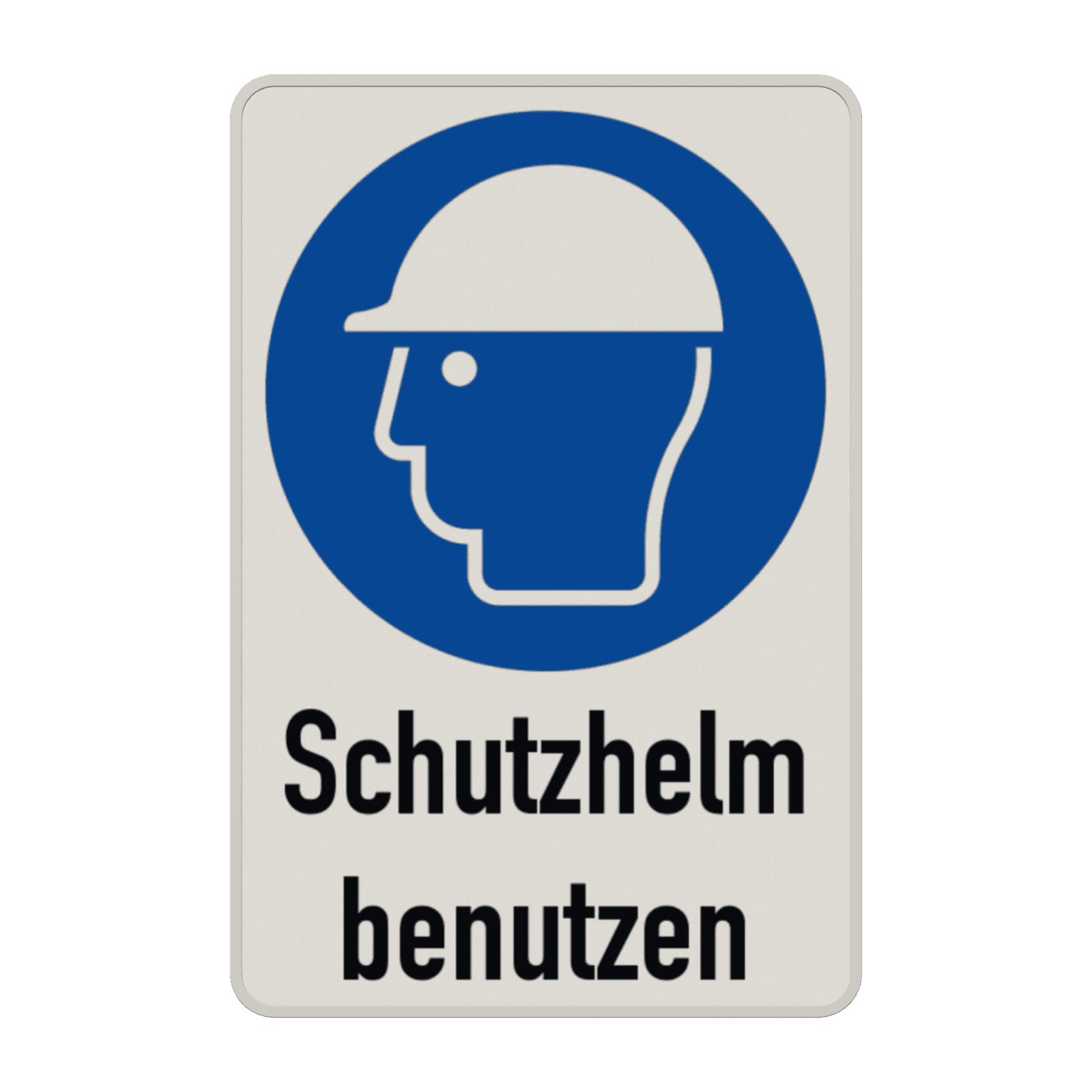 Gebotsschild - Schutzhelm benutzen