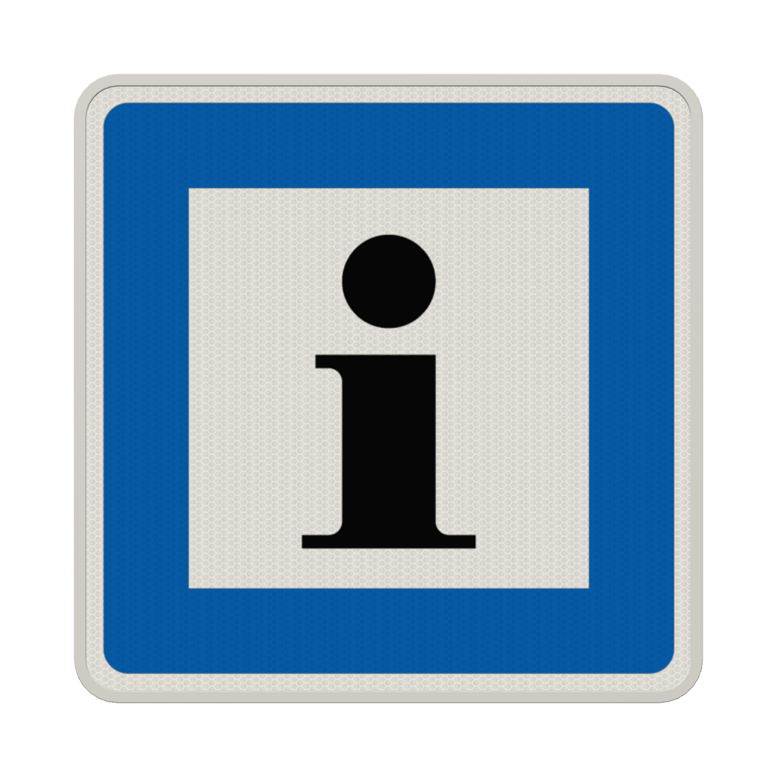 Verkehrszeichen 365-61 - Fremdenverkehrsbüro oder Auskunftsstelle