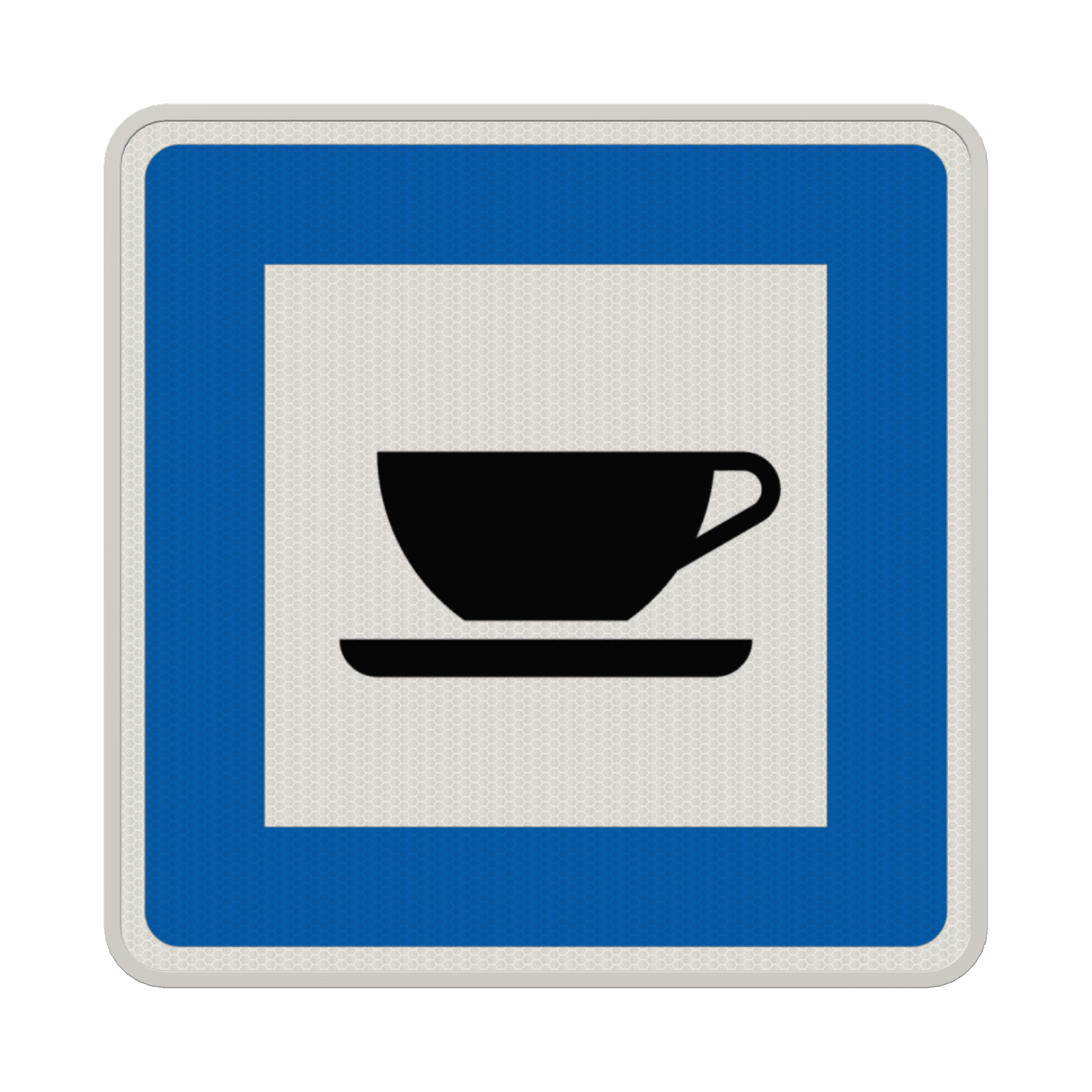 Verkehrszeichen 365-57 - Autobahnkiosk