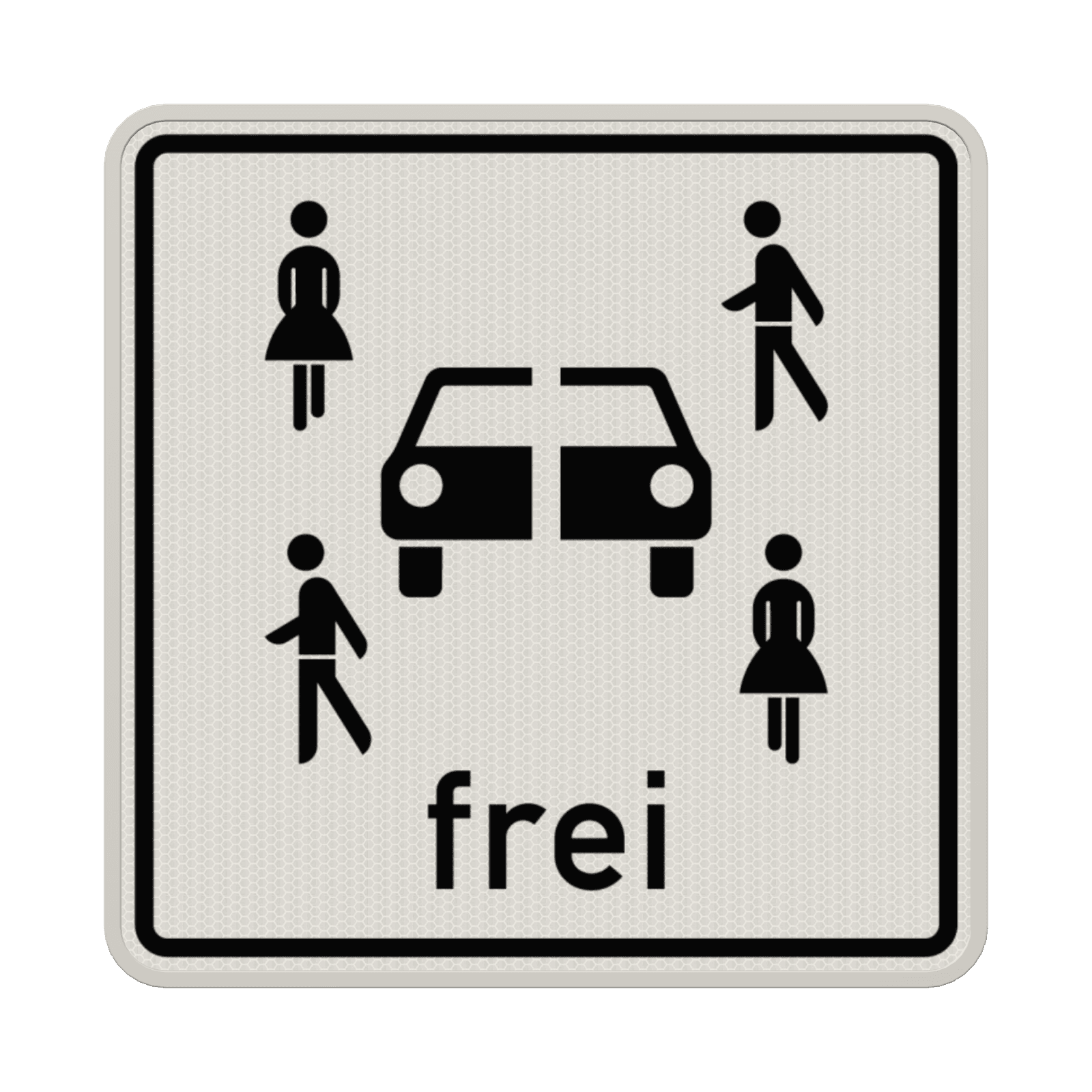 Verkehrszusatzeichen 1024-21 - Carsharingfahrzeuge frei