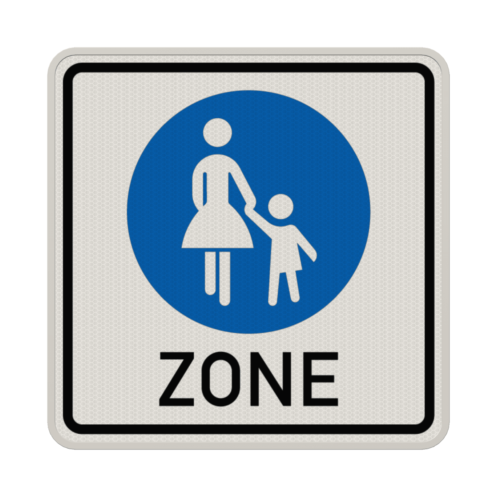 Verkehrszeichen 242.1 - Beginn einer Fußgängerzone