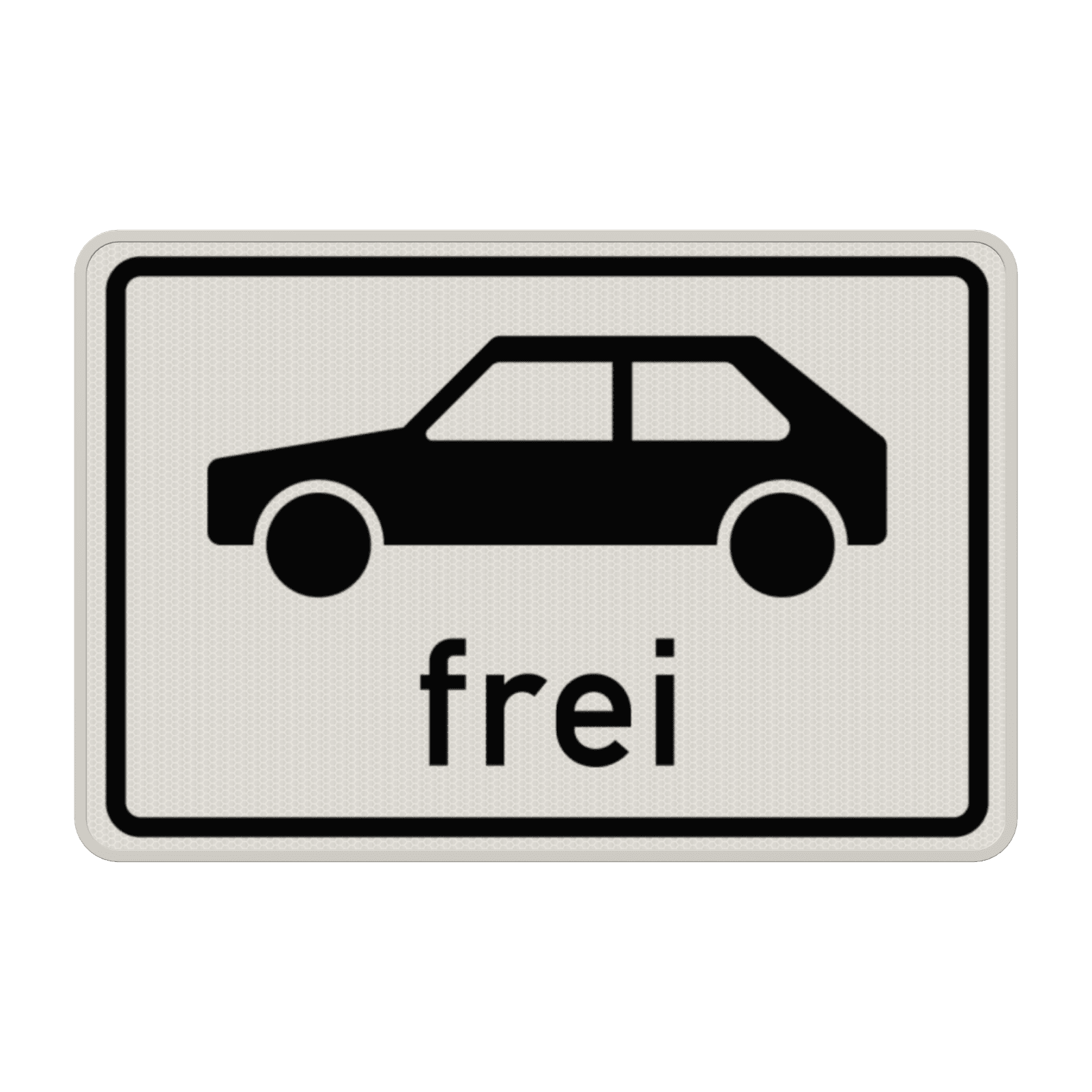 Verkehrszeichen 1024-10 - Personenkraftwagen frei