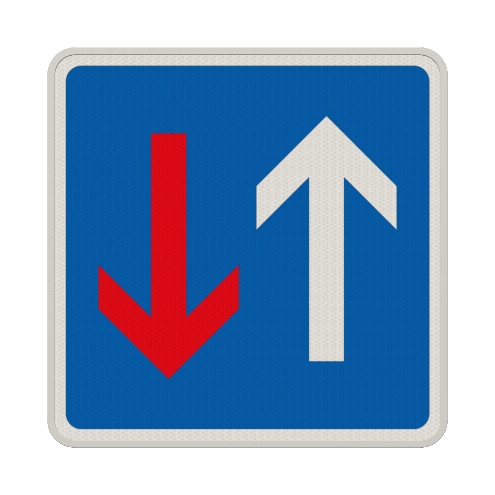 Richtzeichen 308 - Vorrang vor dem Gegenverkehr