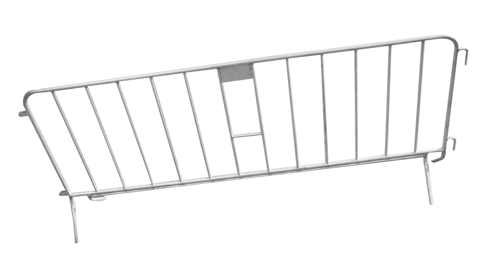 Dranghek evenement staal 12 spijlen 260cm - 17,5kg