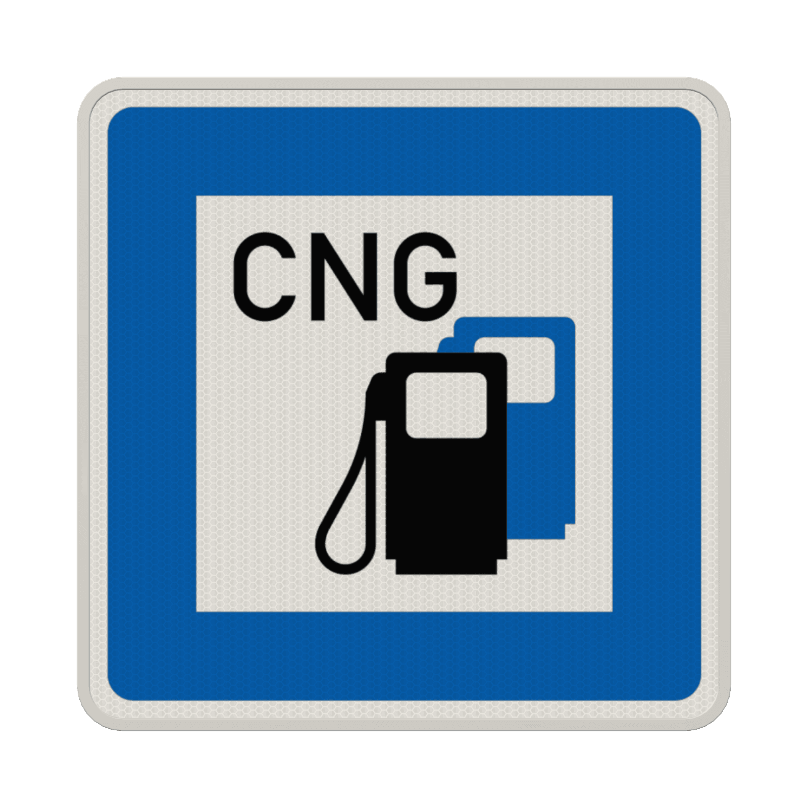 Verkehrszeichen 365-54 - Tankstelle mit Erdgas