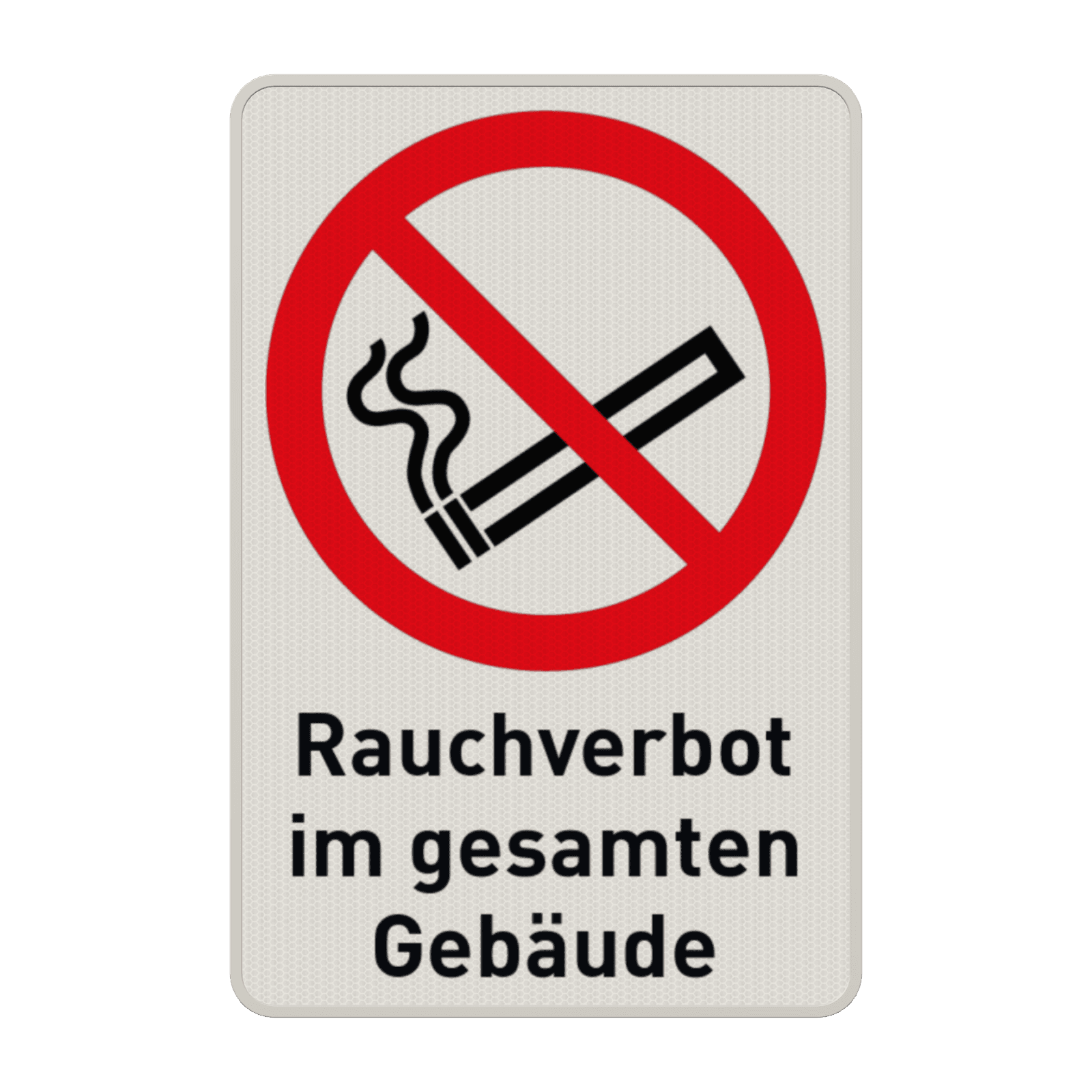 Verbotsschilder - Rauchverbot im gesamten Gebäude