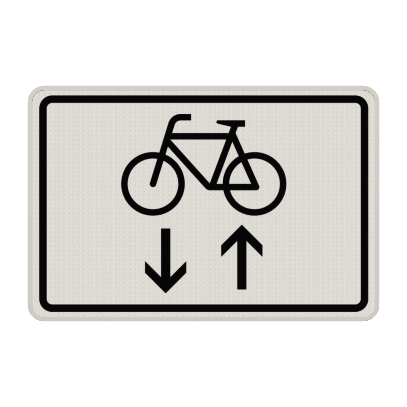 Verkehrszusatzeichen 1000-33 - Radverkehr aus beiden Richtungen