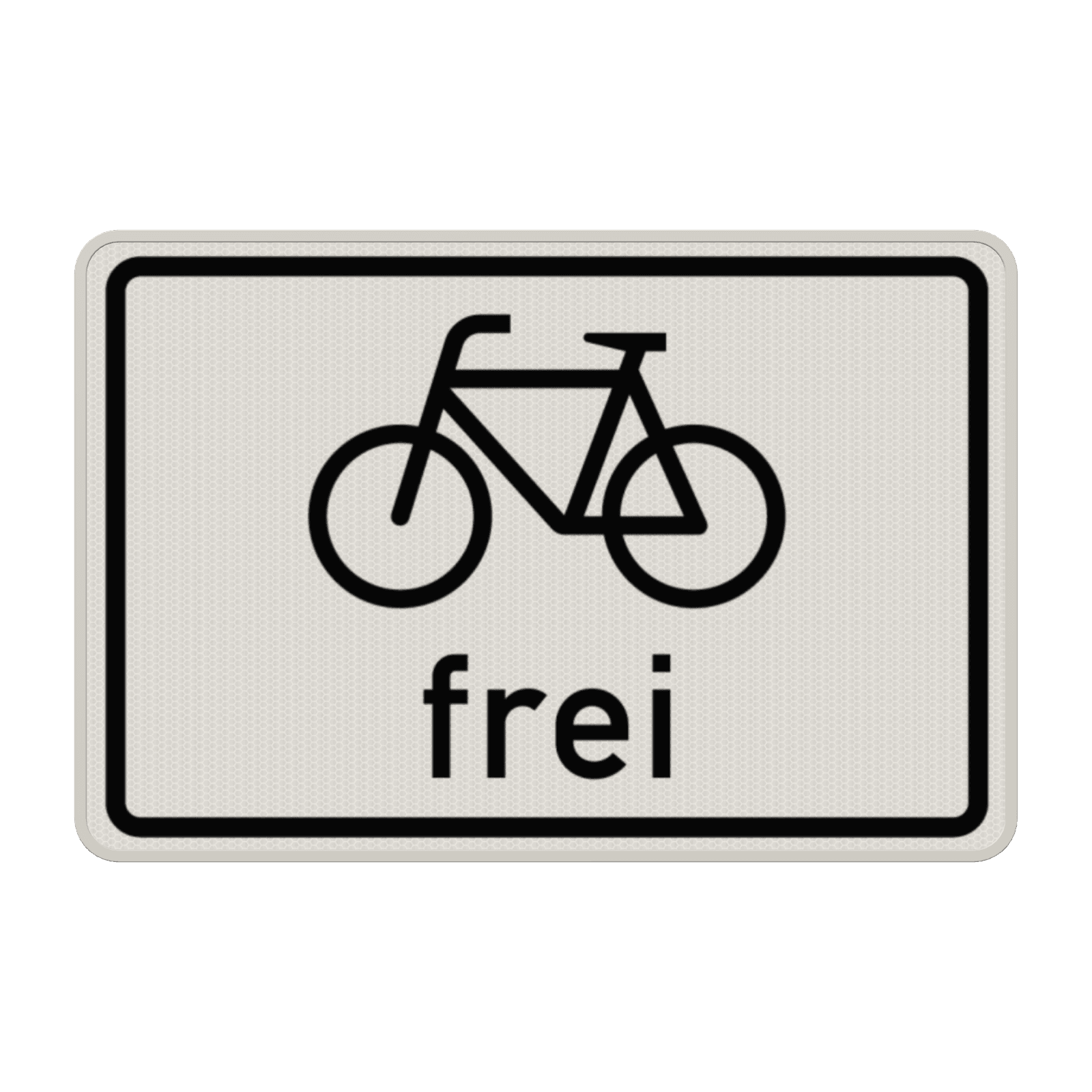 Verkehrszusatzeichen 1022-10 - Radverkehr frei
