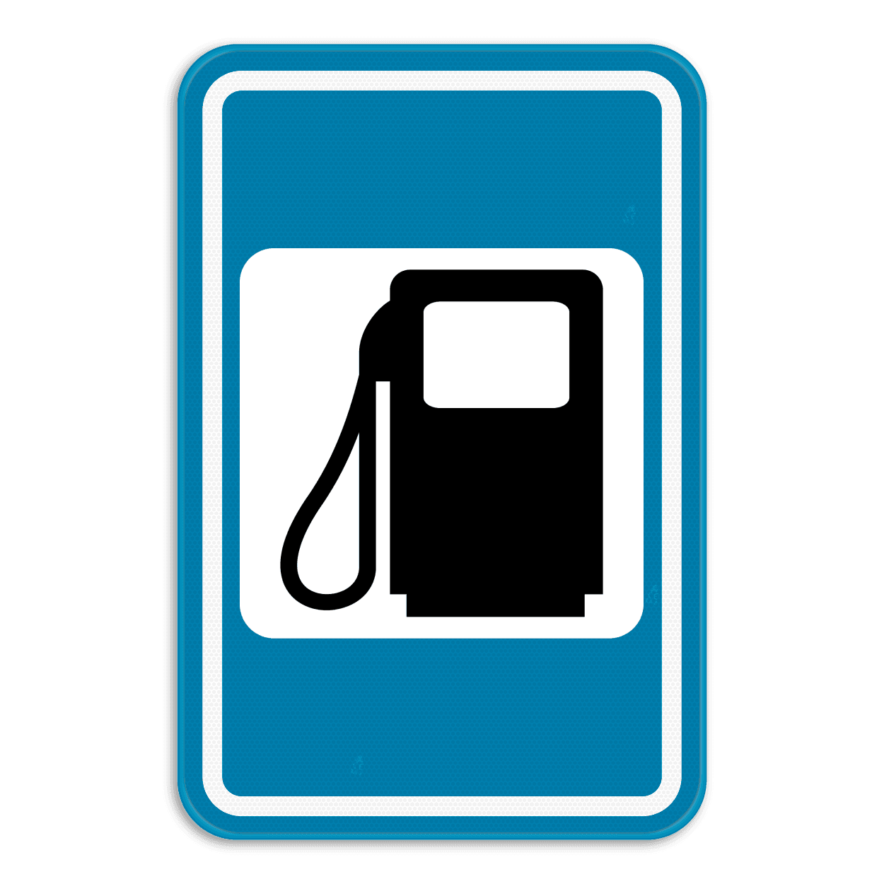 Verkeersbord SB250 F63 - Tankstation