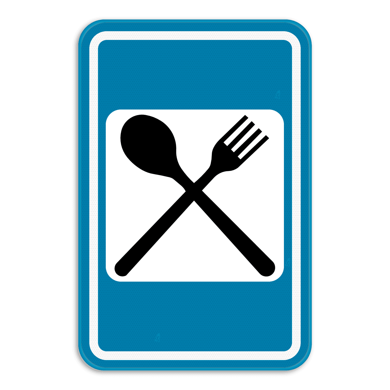 Verkeersbord SB250 F67 - Restaurant