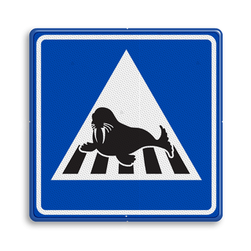 Voetgangers oversteekplaats - Walrus