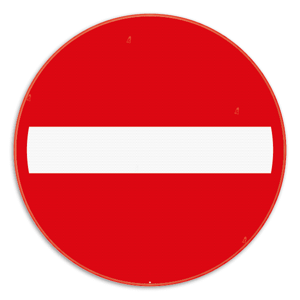 Verbodsbord - C1