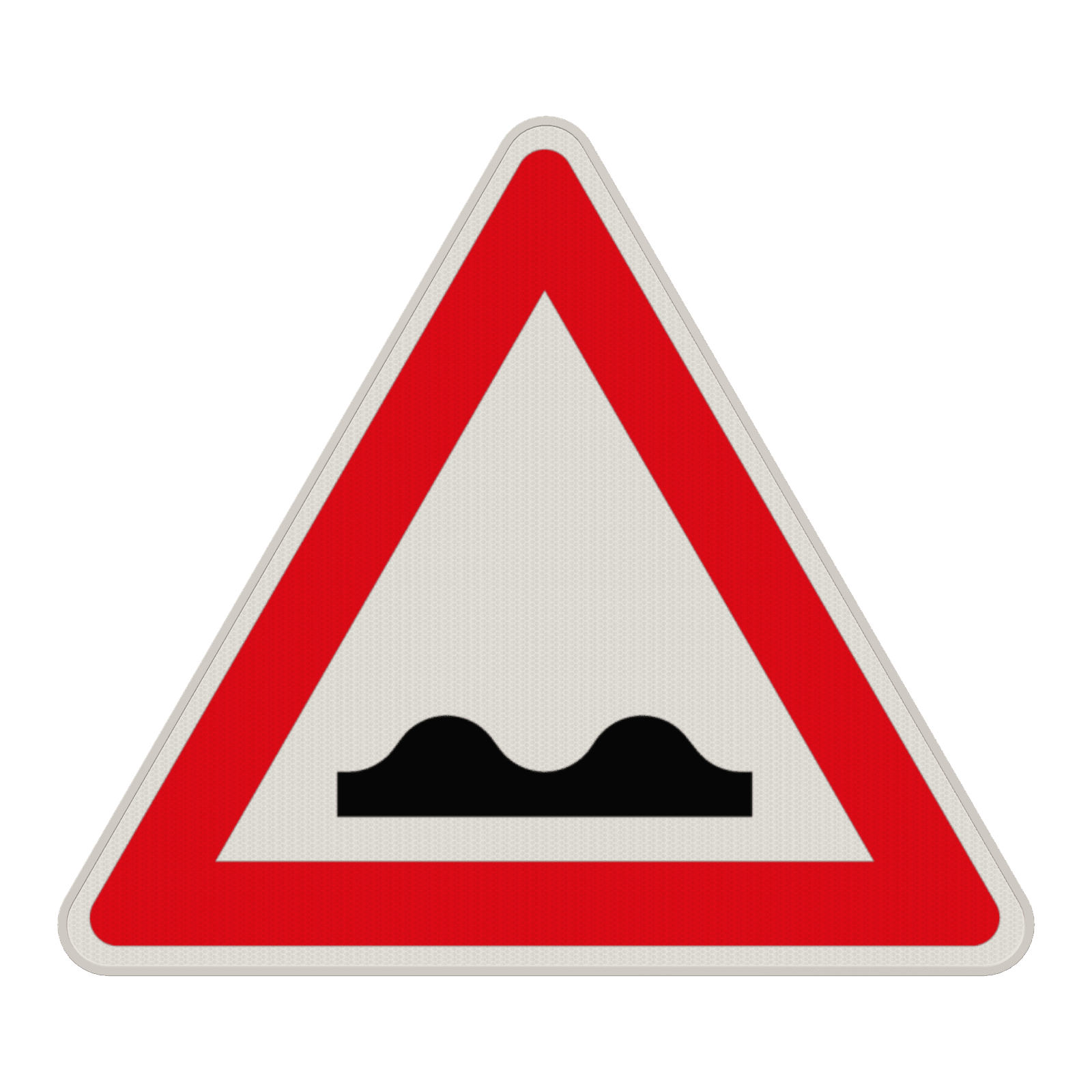 Verkehrszeichen 112 - Unebene Fahrbahn