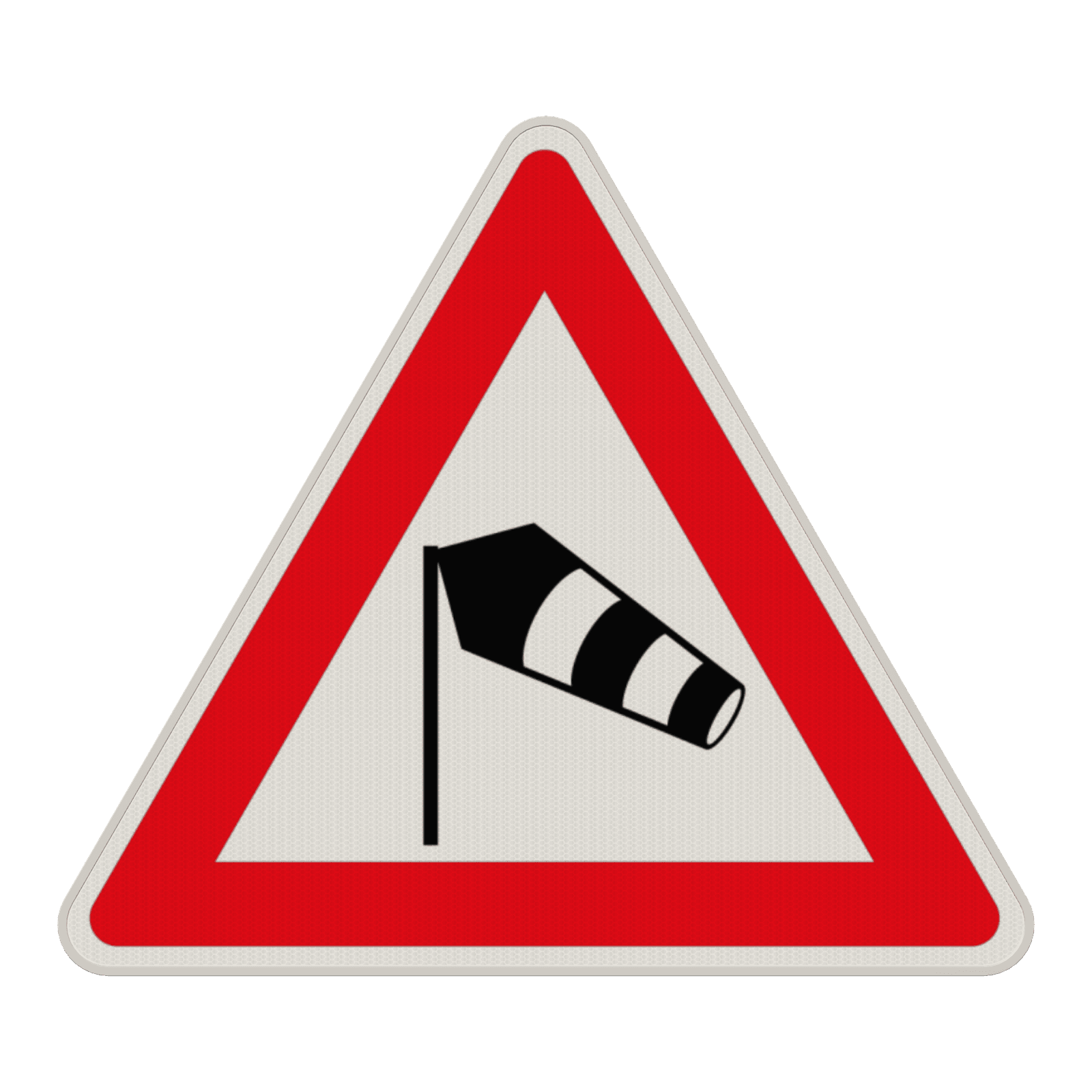 Verkehrszeichen 117-20 - Seitenwind von links