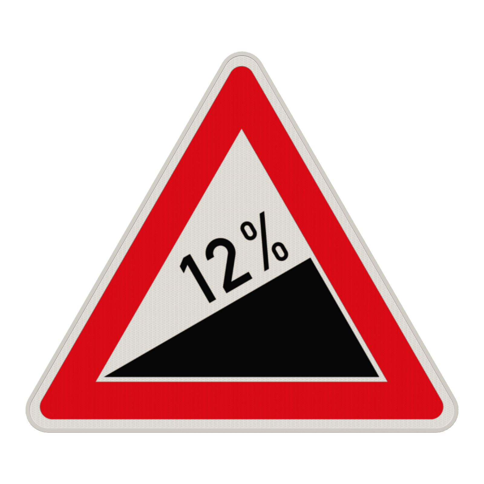 Gefahrzeichen 110 - Steigung...%
