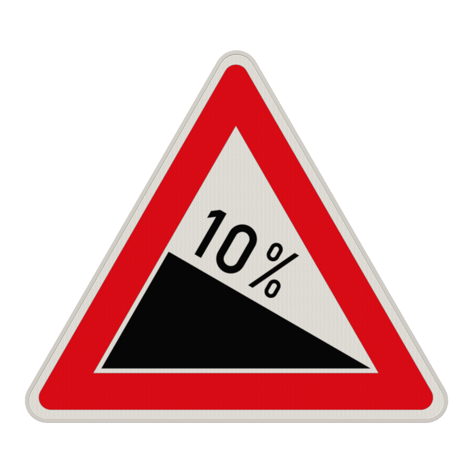 Verkehrszeichen 108 - Gefälle...%