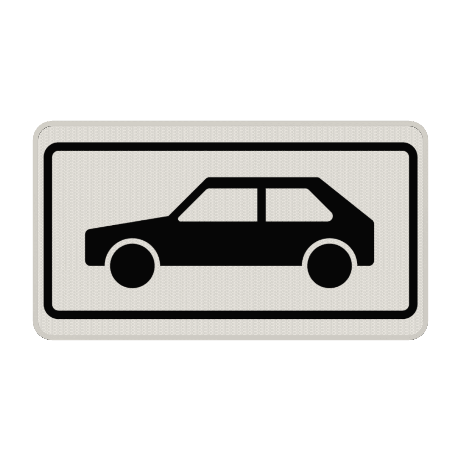 Verkehrszeichen 1010-58 - Personenkraftwagen