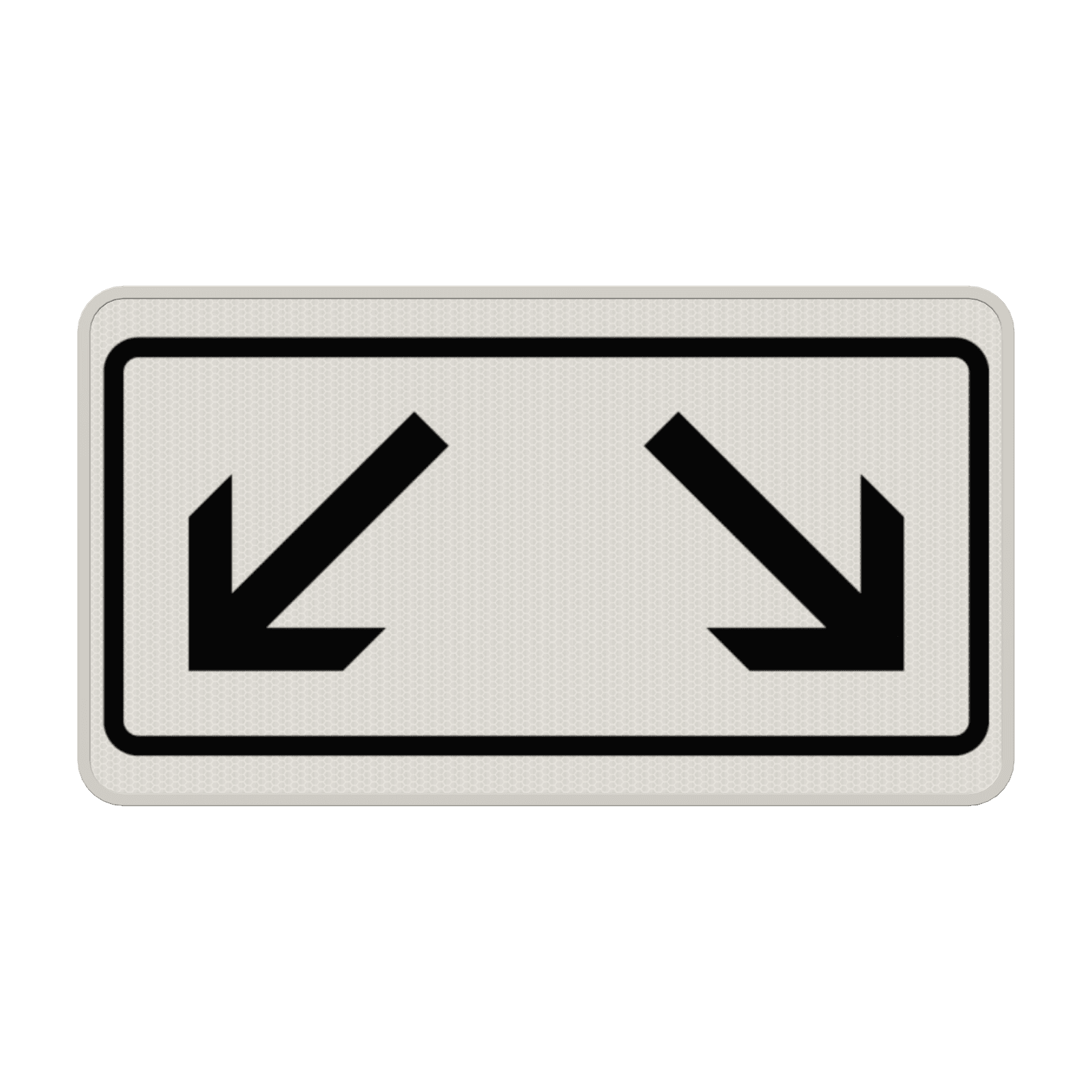 Verkehrszeichen 1000-29 - 2 Plätze, zwei schräge Pfeile