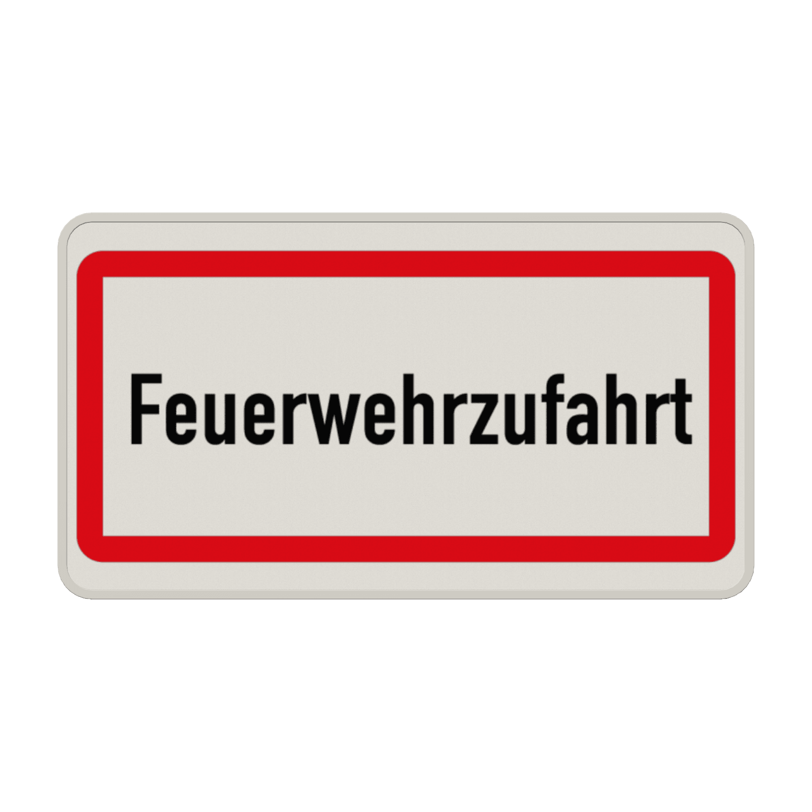 Feuerwehrschilder - Feuerwehrzufahrt nach DIN 4066