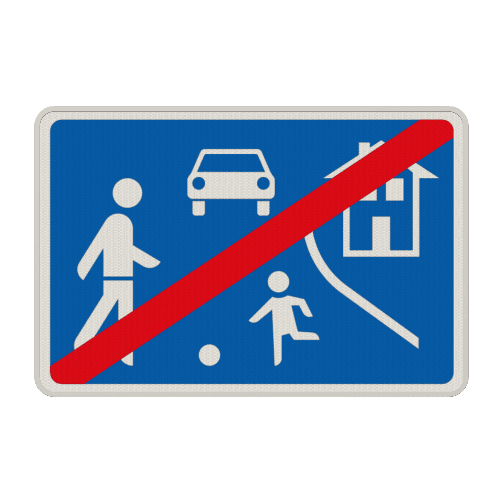 Verkehrszeichen 325.2 - Ende eines verkehrsberuhigten Bereichs