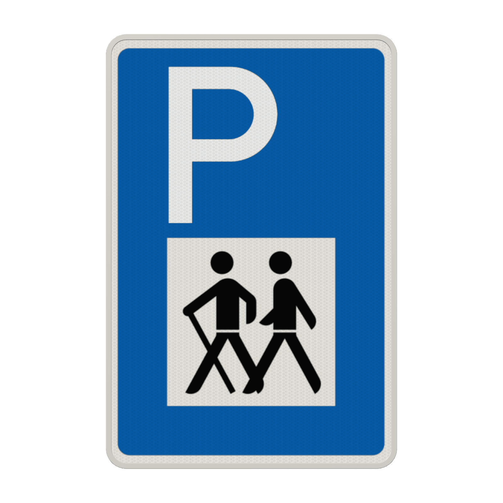 Richtzeichen 317 - Wandererparkplatz