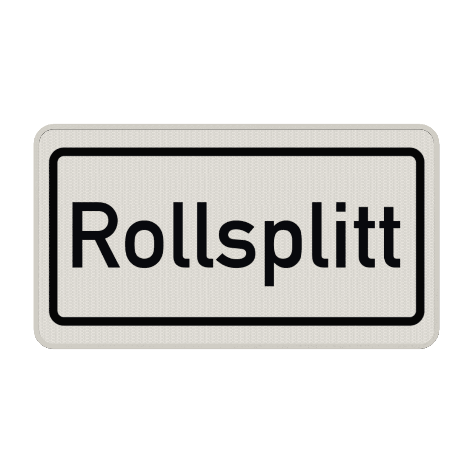 Verkehrszusatzeichen 1007-32 - Rollsplitt