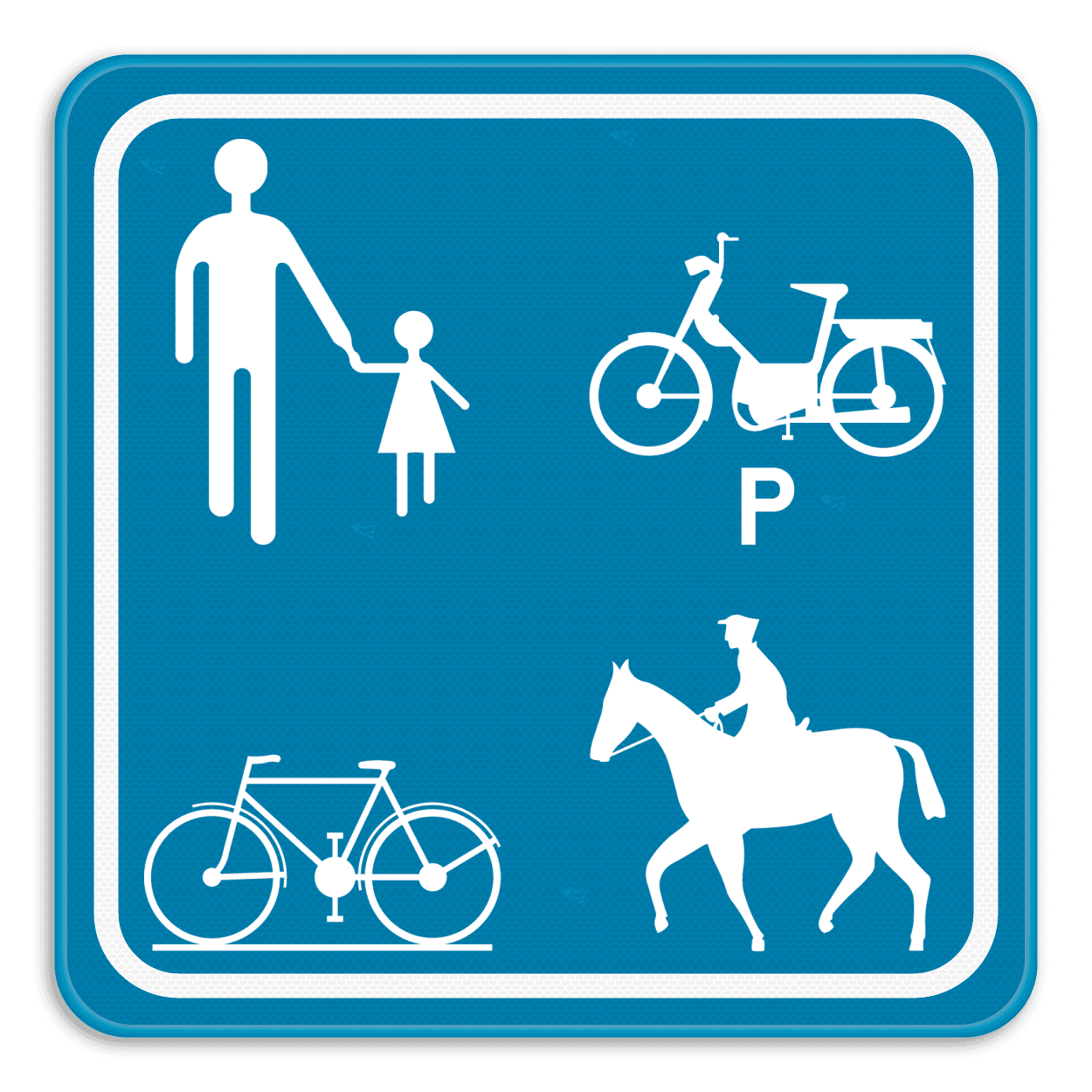 Verkeersbord SB250 F99a