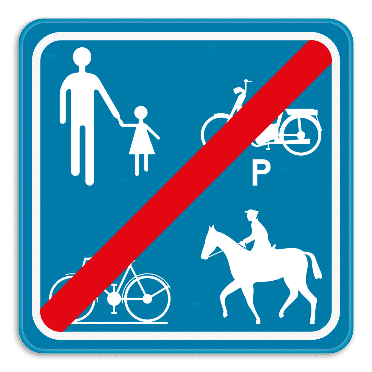 Verkeersbord SB250 F101a