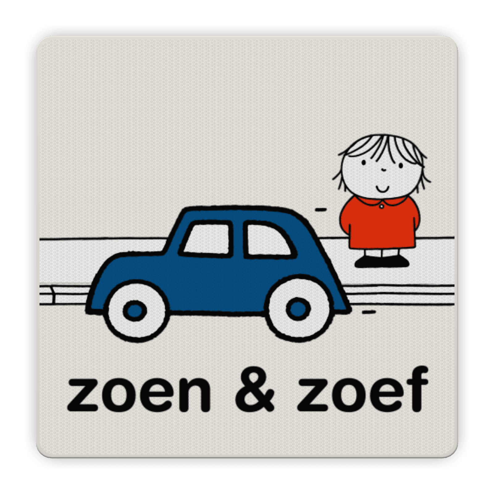 Attentiebord Dick Bruna - zoen en zoef - LV.AB.G5